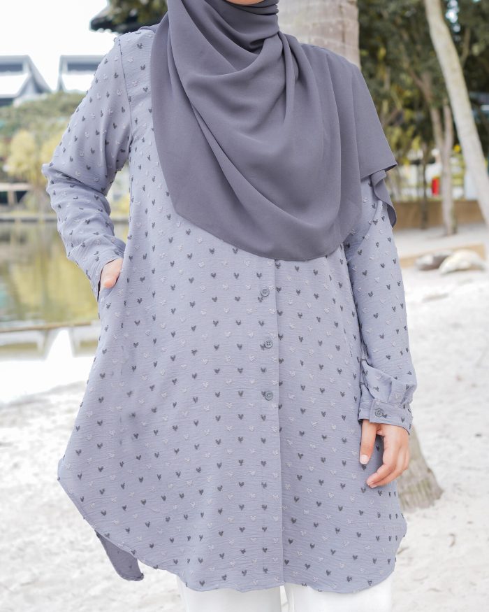 Blouse Syaza - Spruce Grey - Image 4