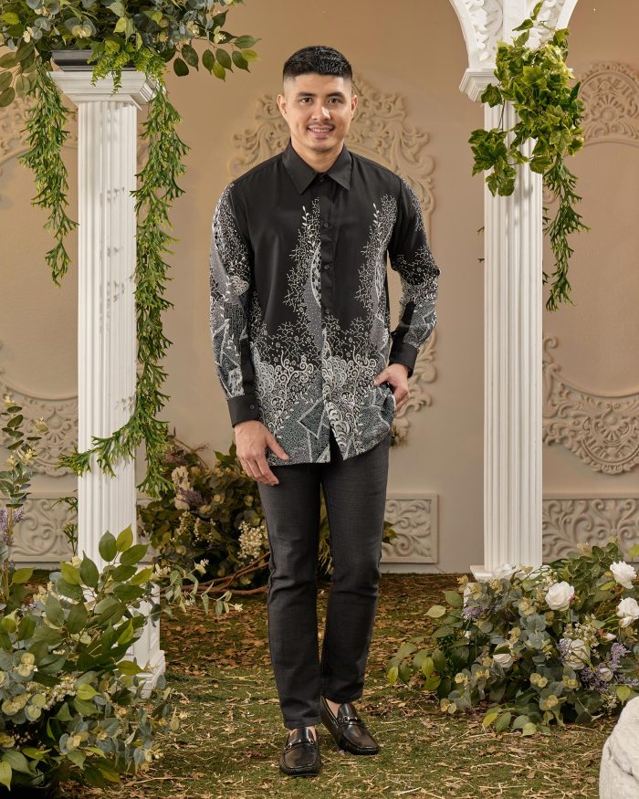 Kemeja Batik Sultan - Aduka Black - Image 2