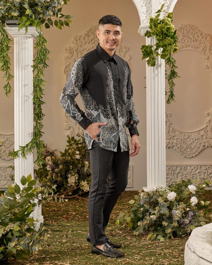 Kemeja Batik Sultan - Aduka Black