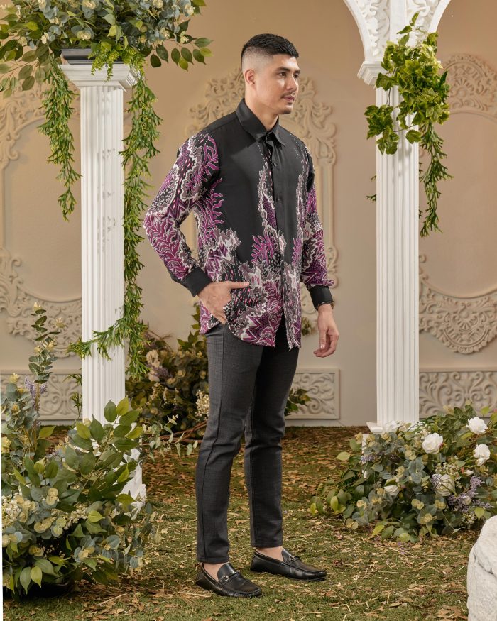 Kemeja Batik Sultan - Indra Black - Image 3