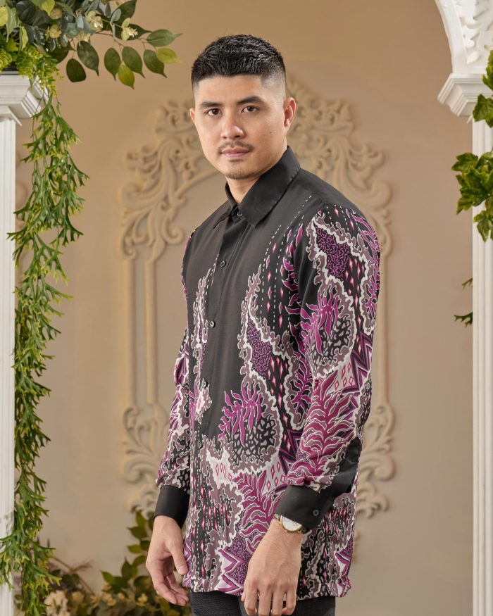 Kemeja Batik Sultan - Indra Black - Image 4