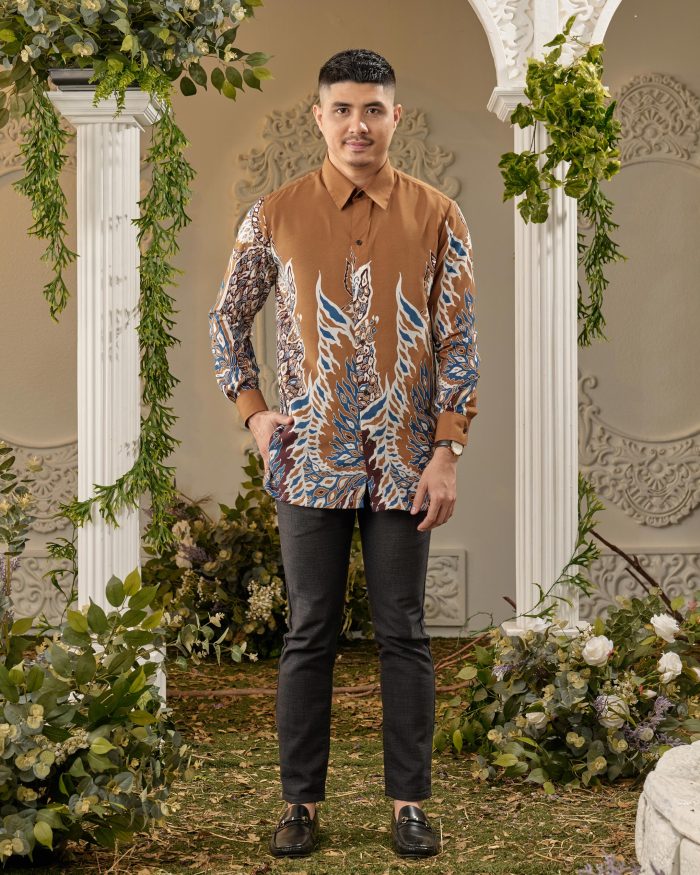 Kemeja Batik Sultan - Pieris Cofee Brown - Image 2