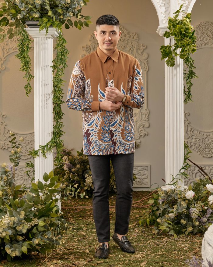 Kemeja Batik Sultan - Pieris Cofee Brown