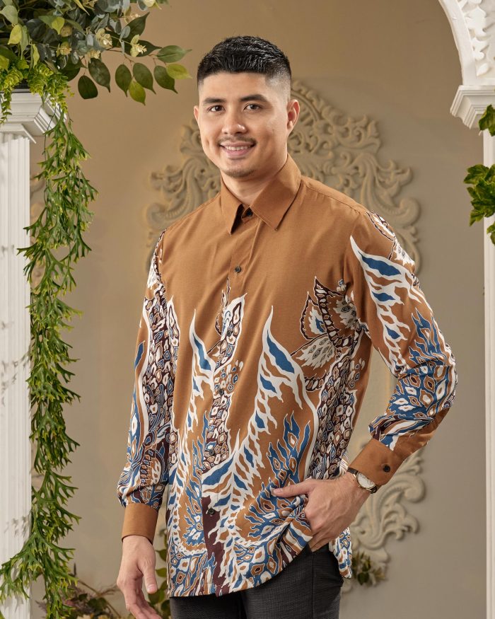 Kemeja Batik Sultan - Pieris Cofee Brown - Image 4