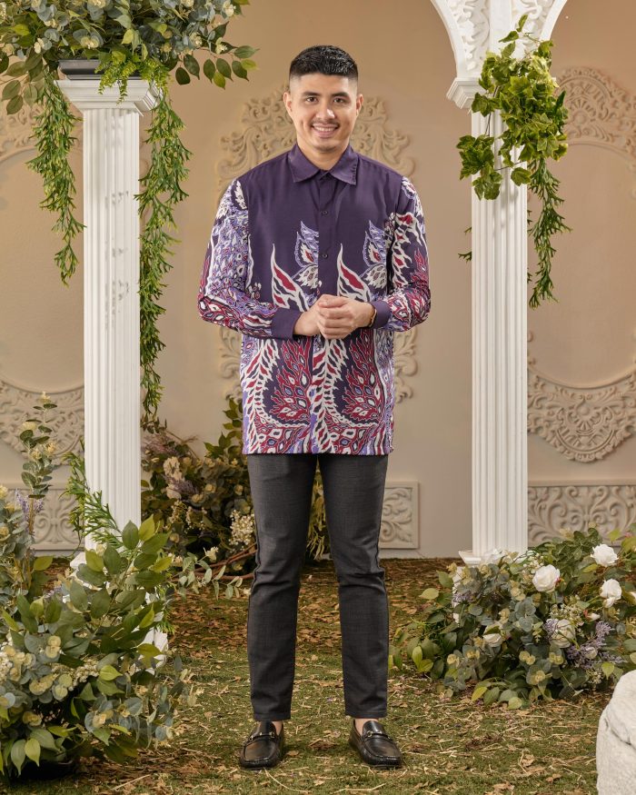 Kemeja Batik Sultan - Pieris Purple - Image 3