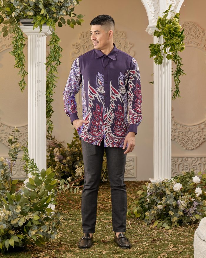 Kemeja Batik Sultan - Pieris Purple - Image 2