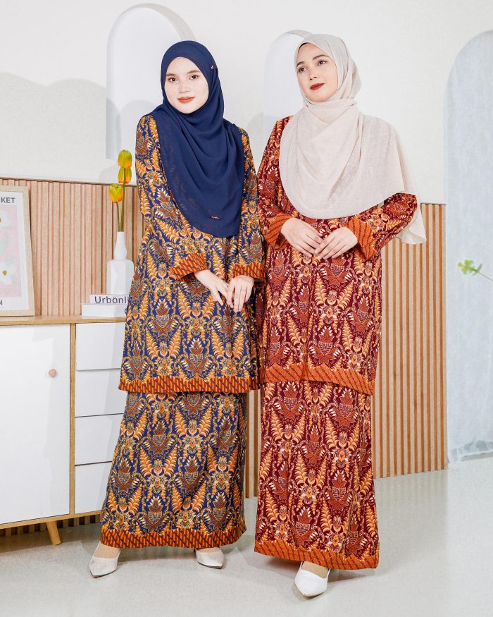 Baju Kurung Batik Safura - Squash Citra - Image 6