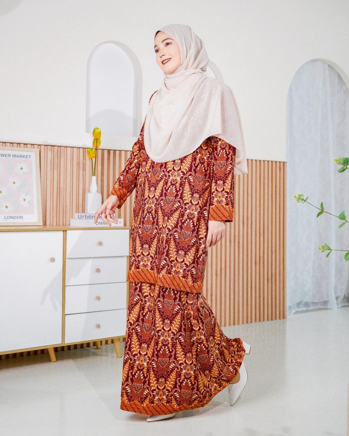 Baju Kurung Batik Safura - Ruby Kirana