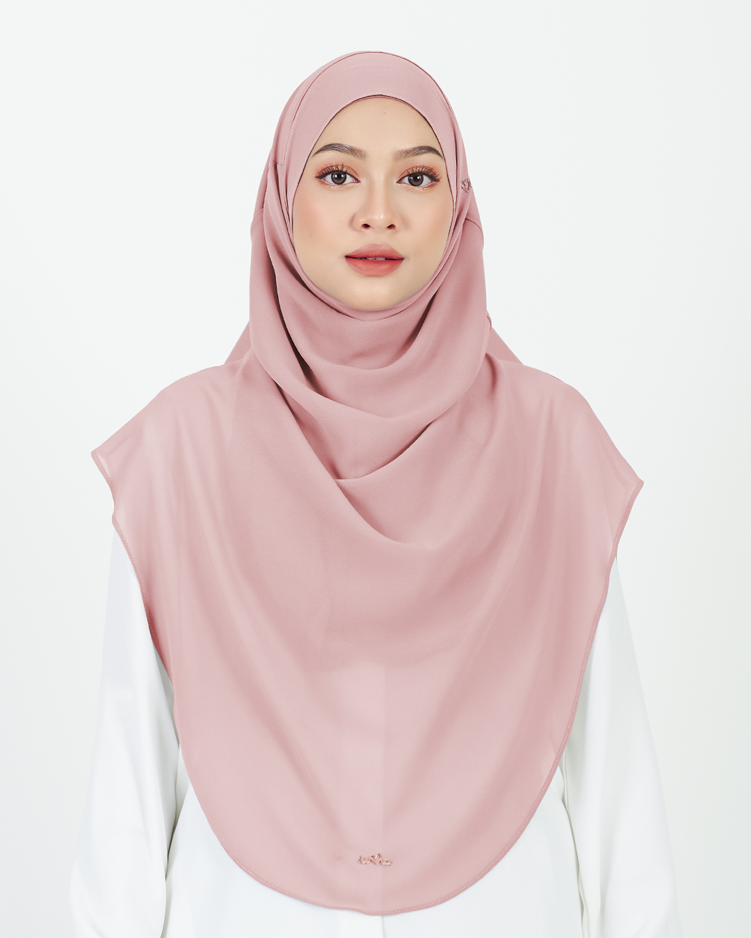 Tudung Sarung Instant Chiffon Lustia (XL) - Salmon Pink - Kualiti ...