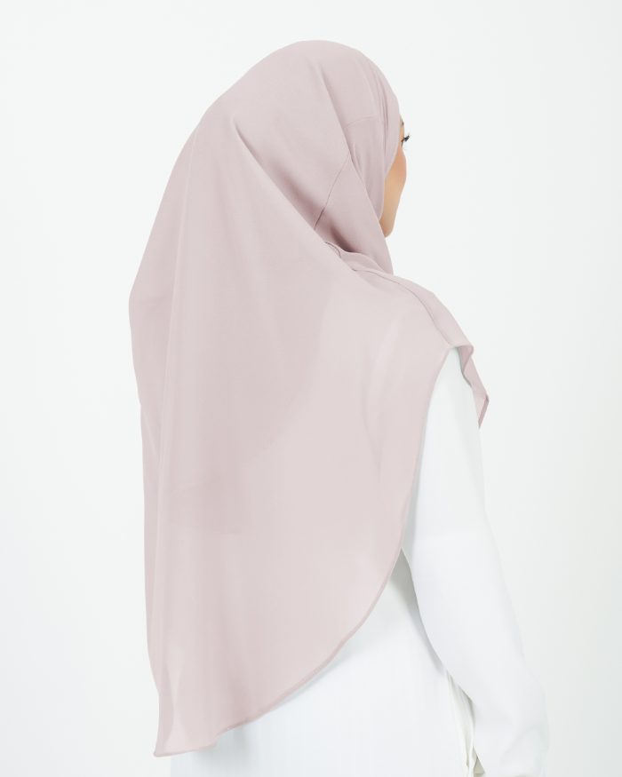[AS-IS] Tudung Sarung Instant Chiffon Lustia (XL) - Silky Crepe - Image 4