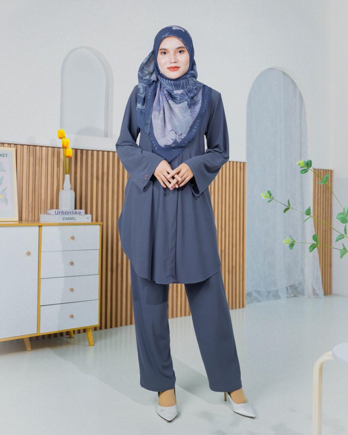 Suit Laisa - Pebble Blue