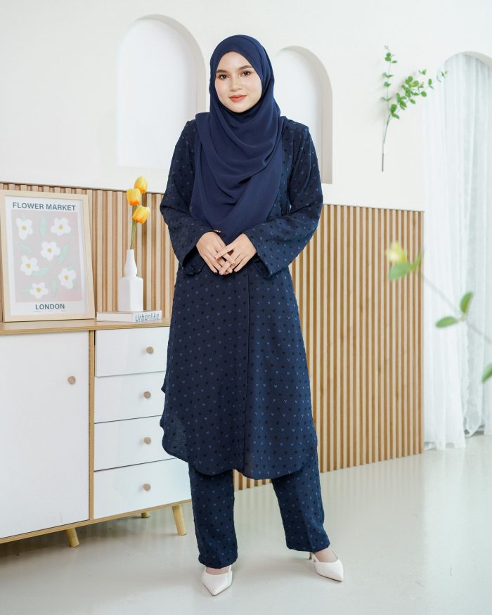 Suit Shafna - Navy Blue