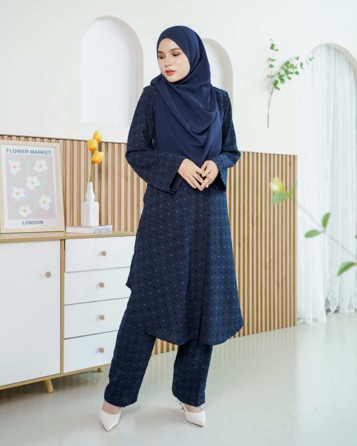 Suit Shafna - Navy Blue - Image 3