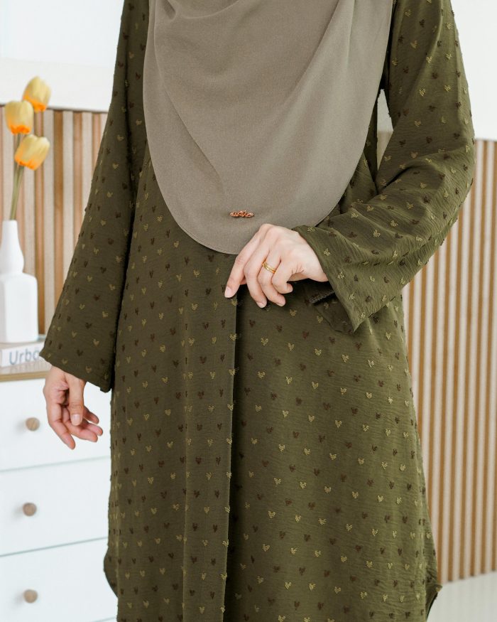 Suit Shafna - Olive Green - Image 5