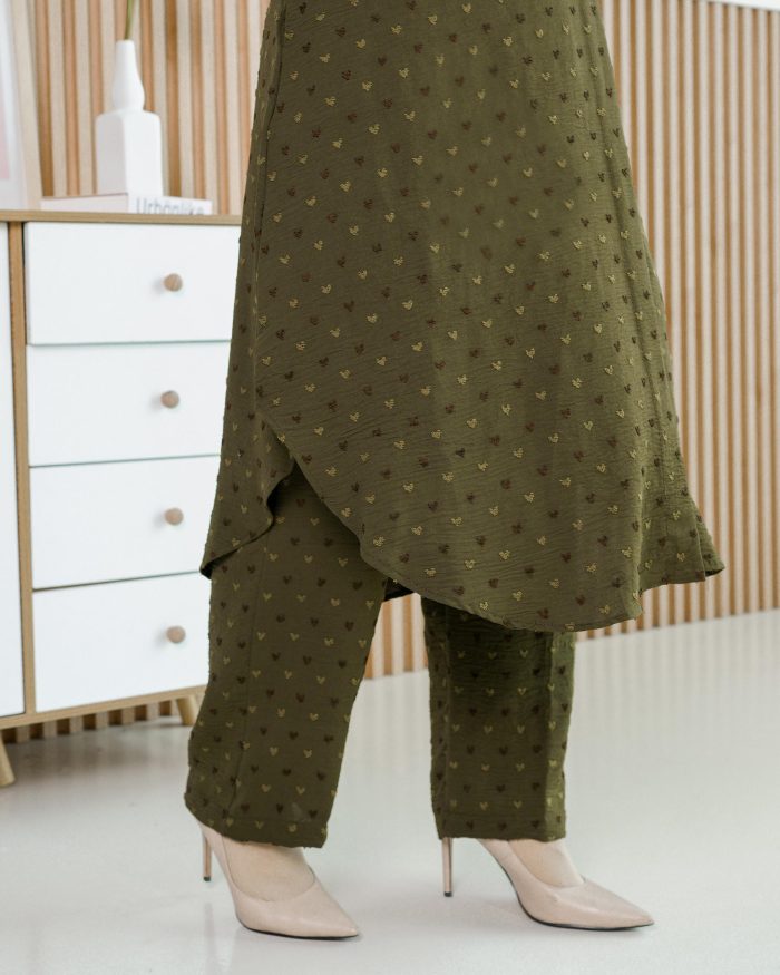 Suit Shafna - Olive Green - Image 4