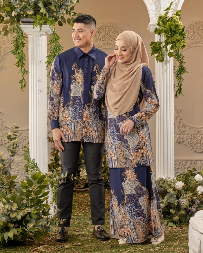 Kemeja Batik Sultan - Karunia Midnight Blue - Image 6
