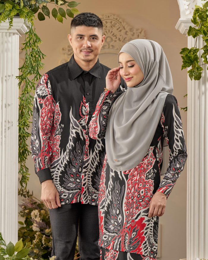 Kemeja Batik Sultan - Pieris Black - Image 5