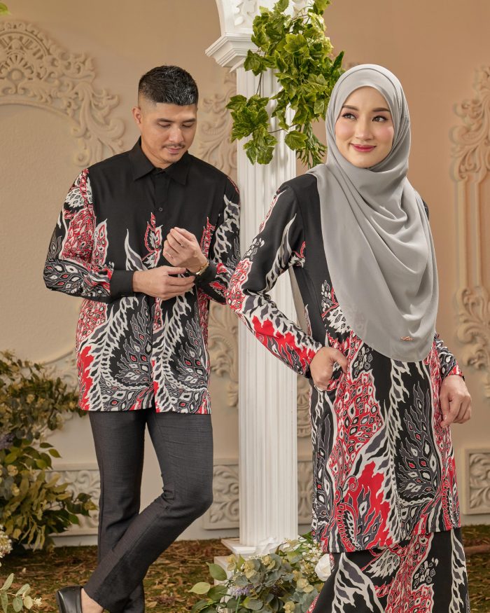 Kemeja Batik Sultan - Pieris Black - Image 6