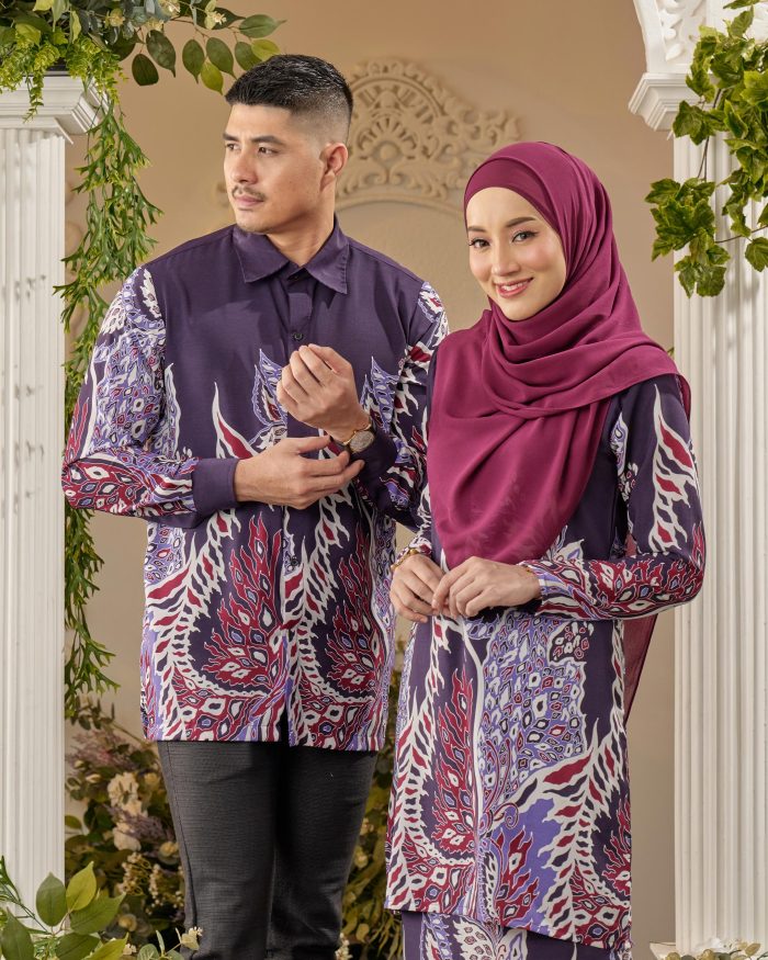 Kemeja Batik Sultan - Pieris Purple - Image 5