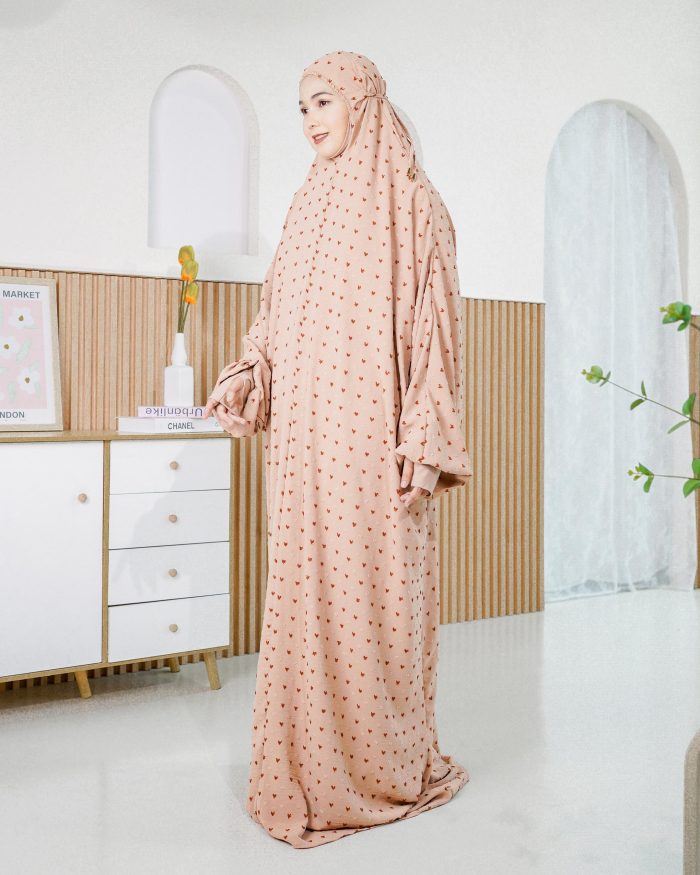 Telekung Rafeefa 2.0 - Nude Brown