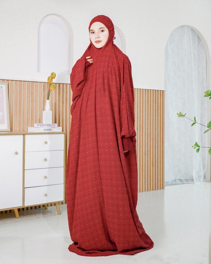 Telekung Rafeefa 2.0 - Ruby Red