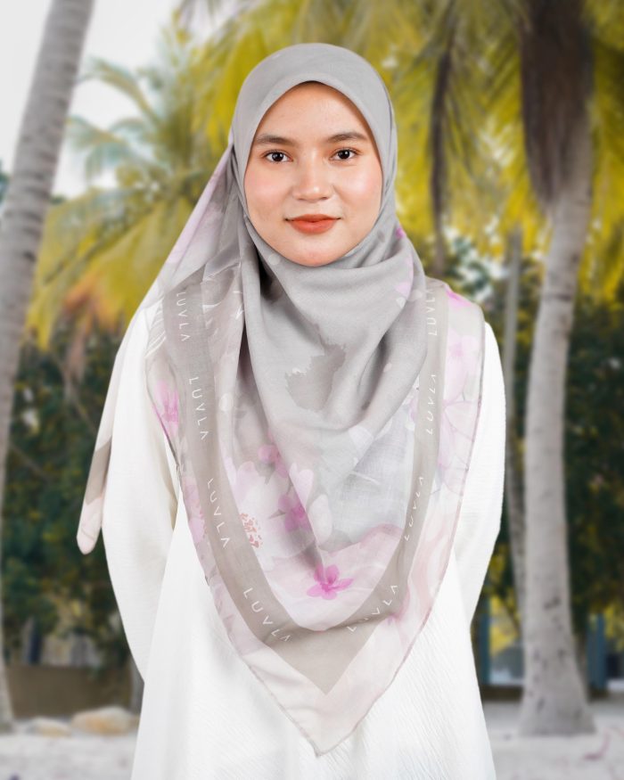 Tudung Bawal Cotton Wanderlust - Carey - Image 6