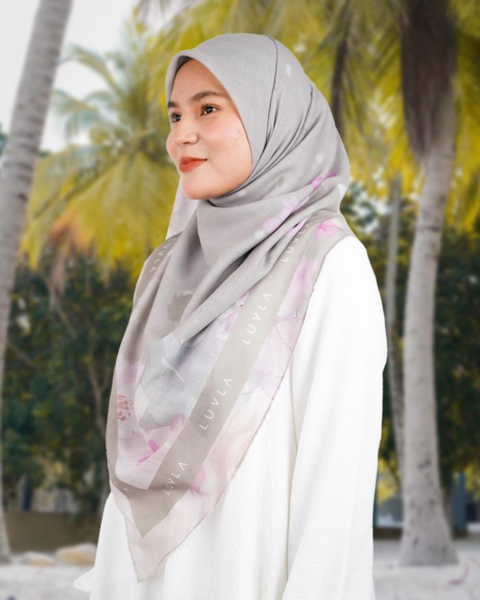 Tudung Bawal Cotton Wanderlust - Carey - Image 5