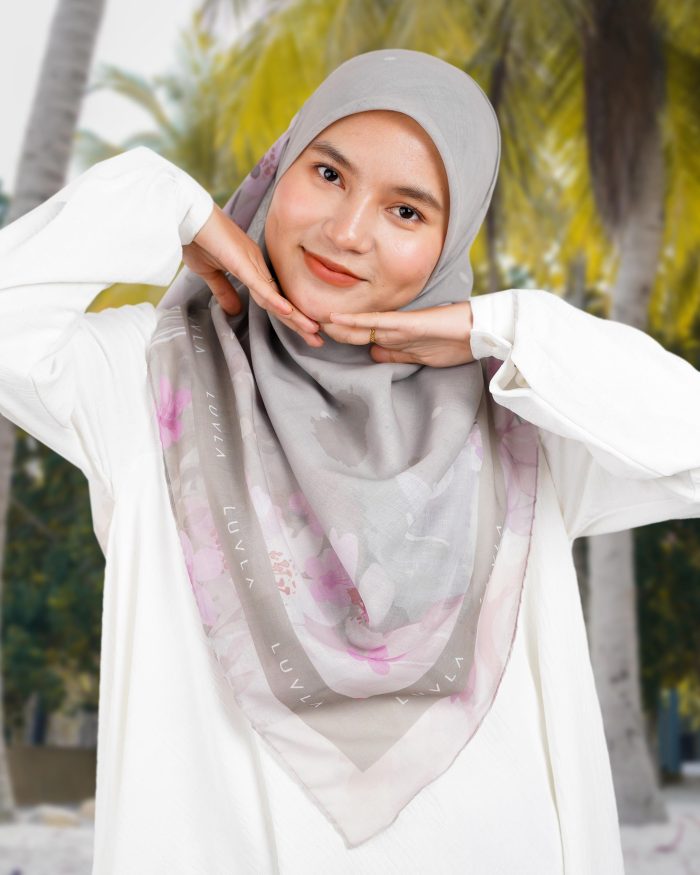 Tudung Bawal Cotton Wanderlust - Carey - Image 3