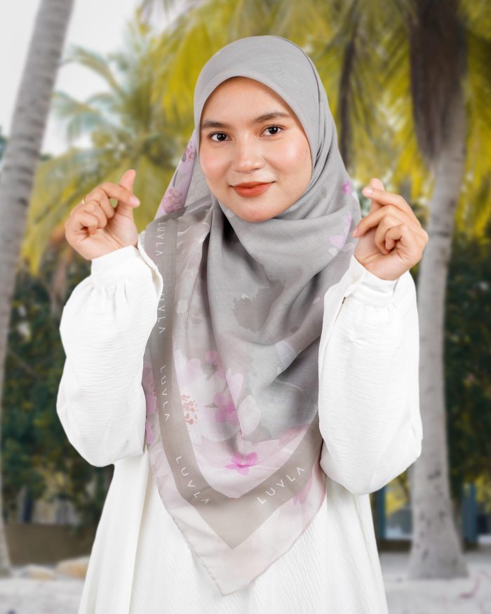 Tudung Bawal Cotton Wanderlust - Carey - Image 2