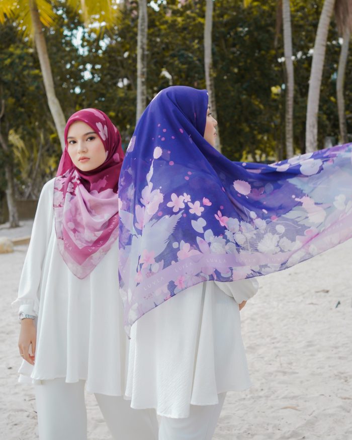 Tudung Bawal Cotton Wanderlust - Tioman - Image 8