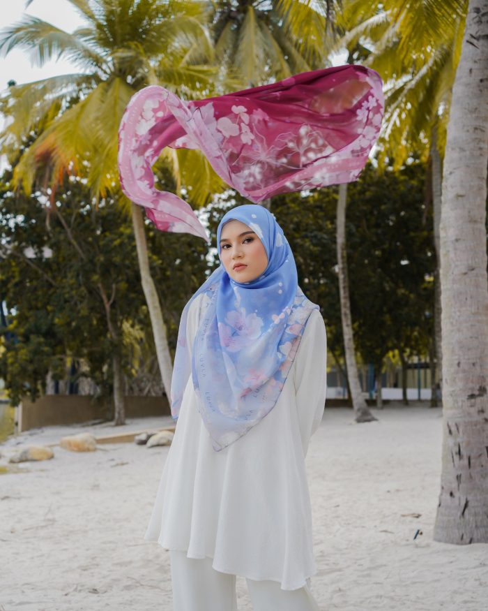 Tudung Bawal Cotton Wanderlust - Carey - Image 7