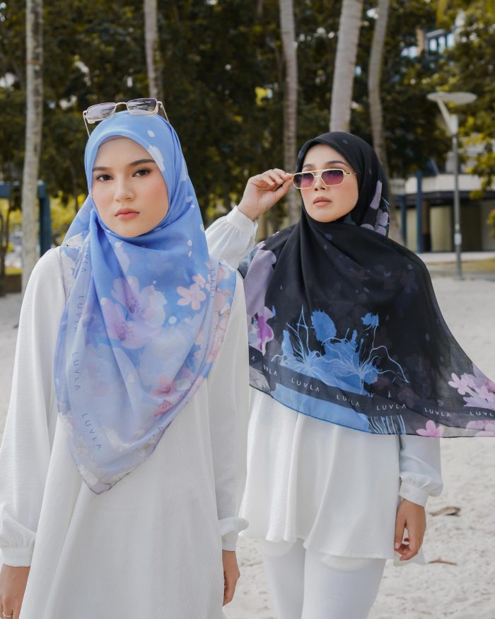 Tudung Bawal Cotton Wanderlust - Mataking - Image 8