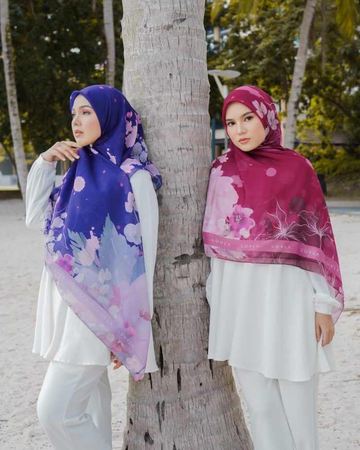 Tudung Bawal Cotton Wanderlust - Mataking - Image 7