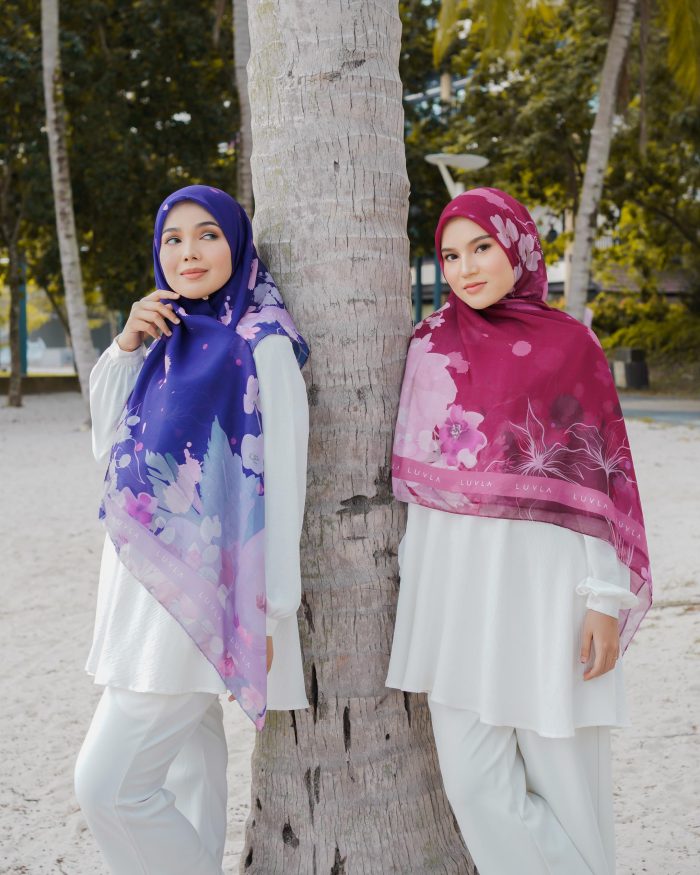 Tudung Bawal Cotton Wanderlust - Tioman - Image 7