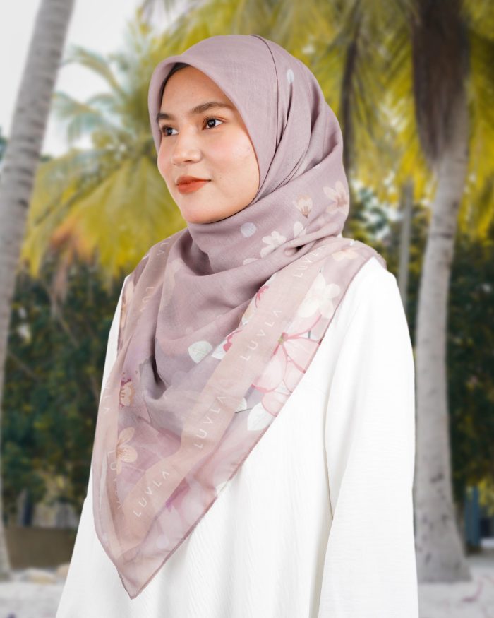 Tudung Bawal Cotton Wanderlust - Sibu - Image 5