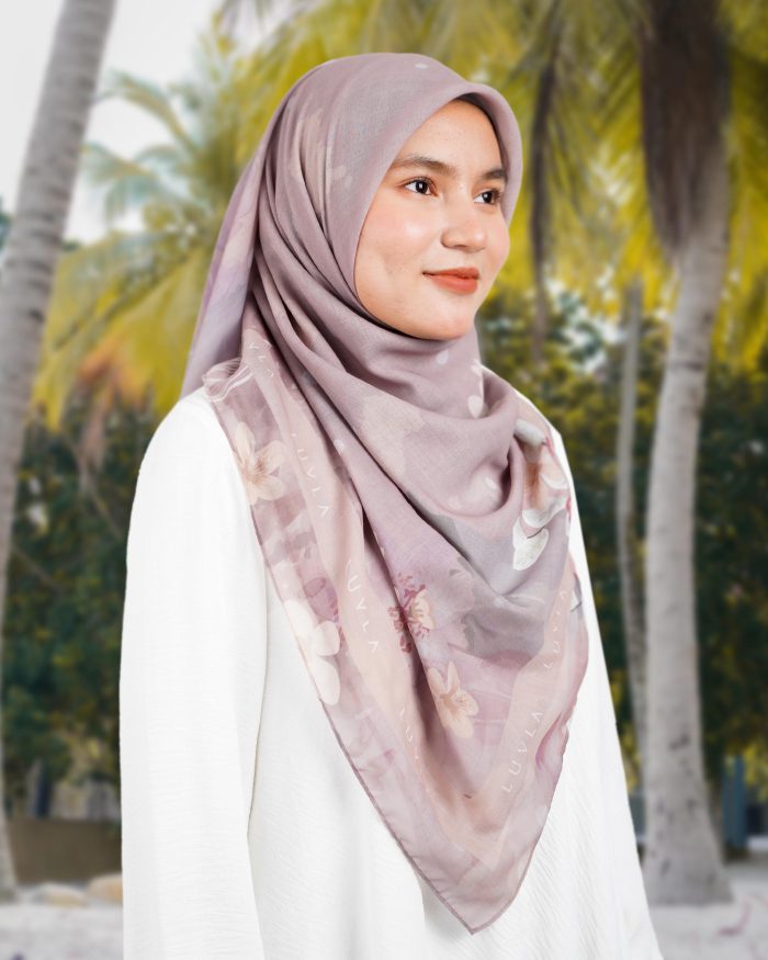 Tudung Bawal Cotton Wanderlust - Sibu - Image 4