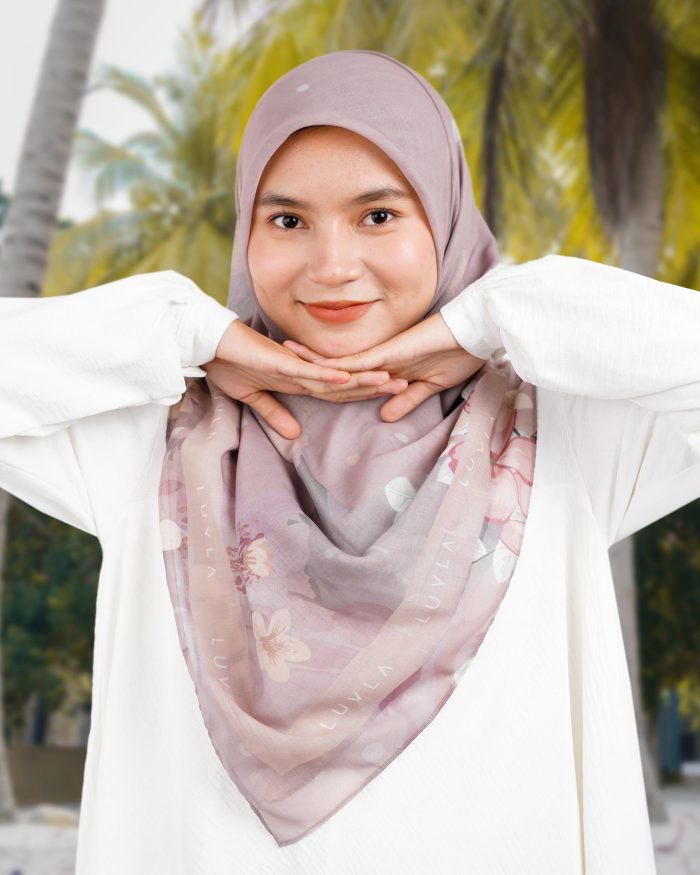 Tudung Bawal Cotton Wanderlust - Sibu - Image 2