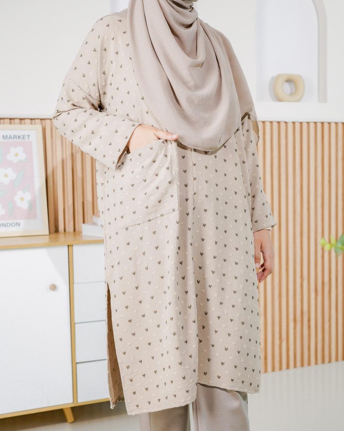 Tunic Senita - Ash Khaki - Image 4