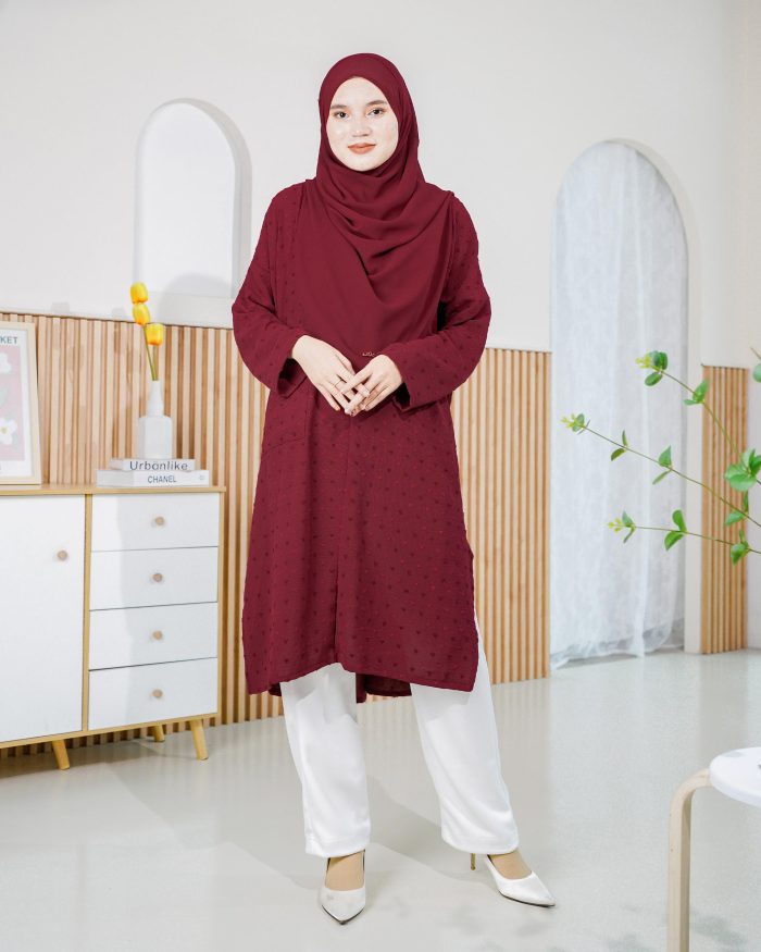Tunic Senita - Maroon - Image 2