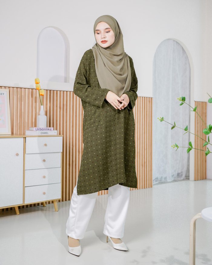 Tunic Senita - Olive Green - Image 3