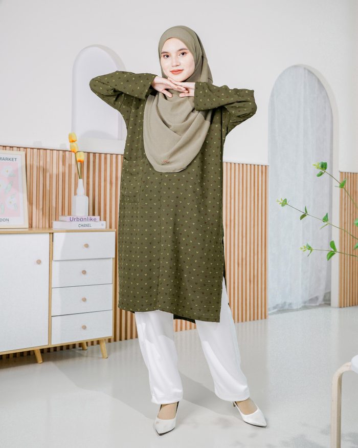 Tunic Senita - Olive Green