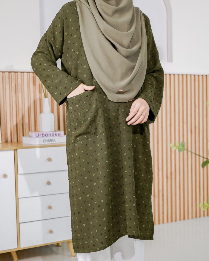 Tunic Senita - Olive Green - Image 5