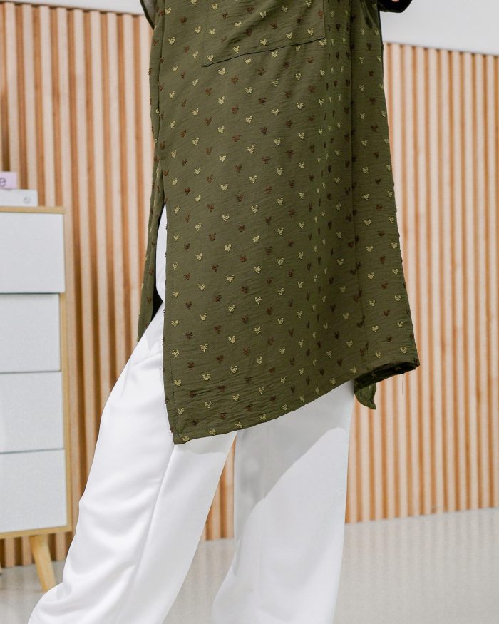 Tunic Senita - Olive Green - Image 4