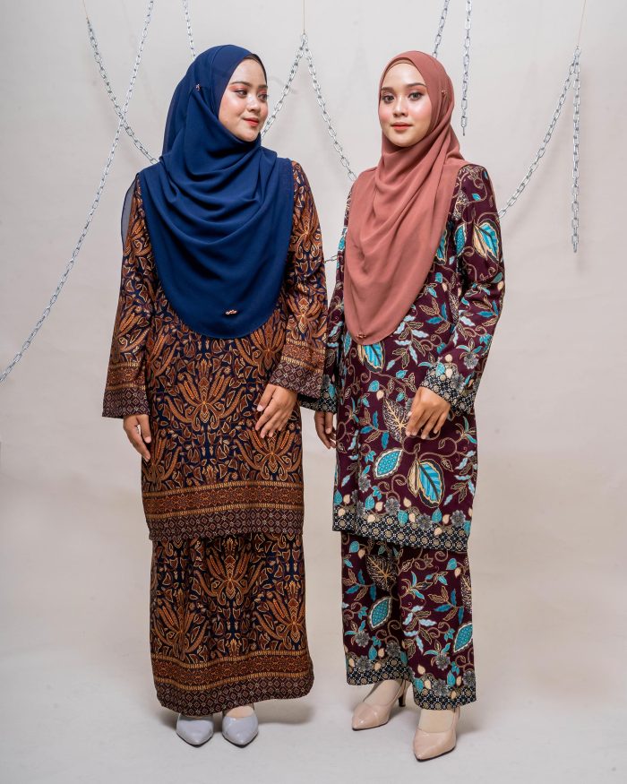 Baju Kurung Batik Safura - Teratai - Image 5