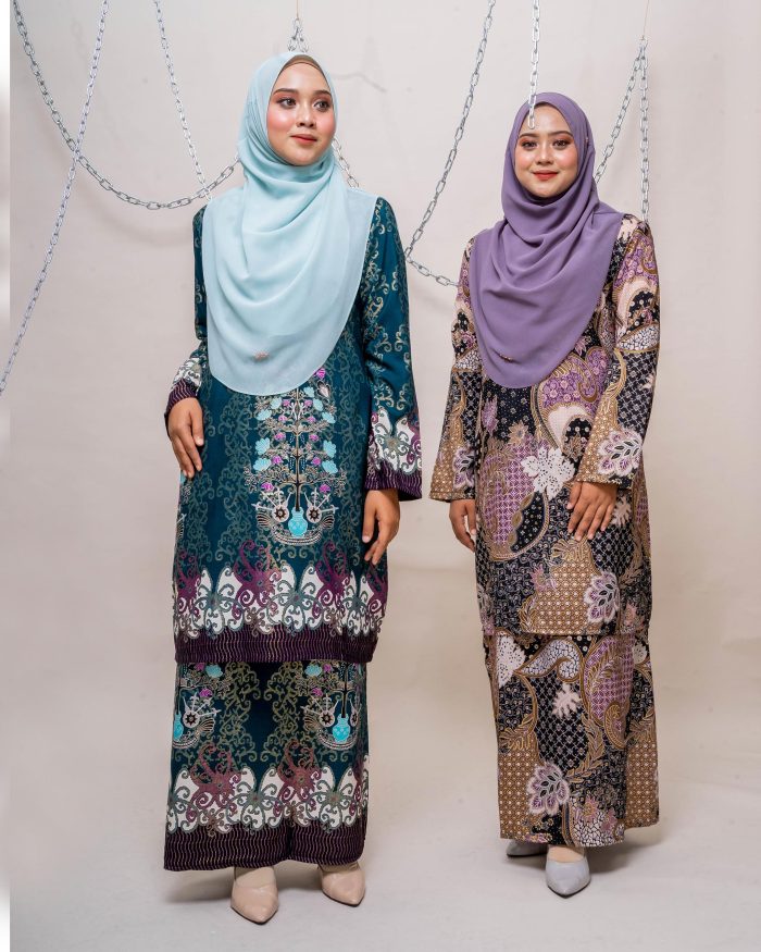 Baju Kurung Batik Safura - Akasia - Image 5