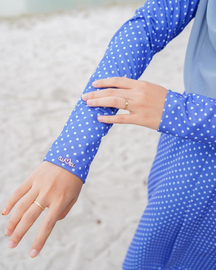 Blouse Lauren - Polka Cobalt - Image 5