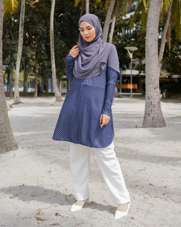 Blouse Lauren - Polka Navyblue
