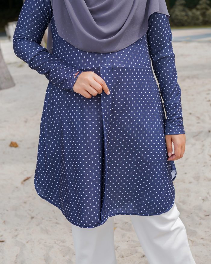 Blouse Lauren - Polka Navyblue - Image 7