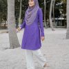 Blouse Lauren - Polka Purple - Image 2