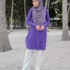 Blouse Lauren - Polka Purple - Image 3